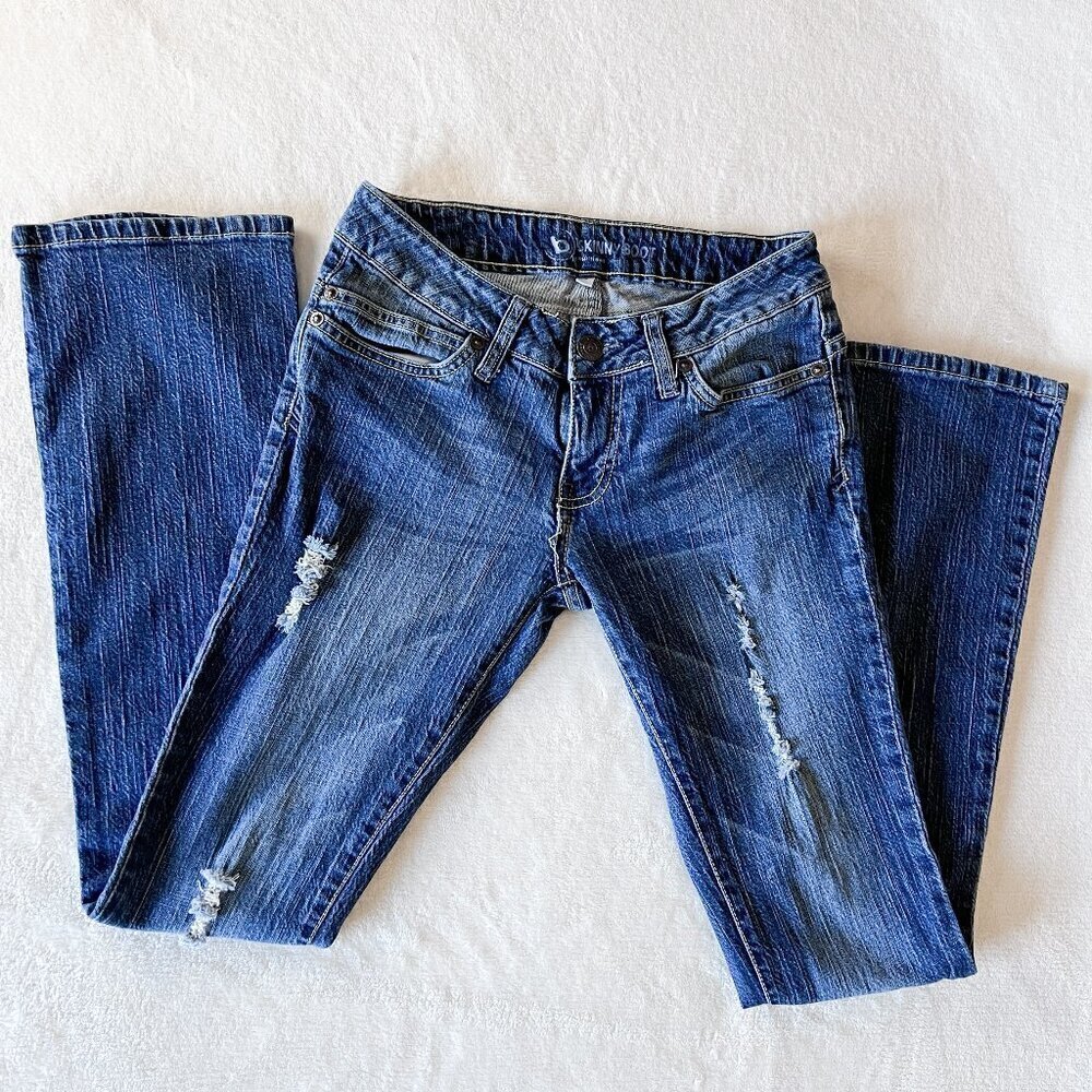 Women's B by Bullhead Pac Sun Jeans | Skinny Bootcut | Dark Wash | Size 7